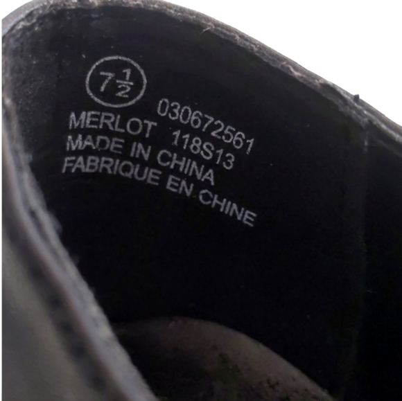 NWOT George black cone heel Mary Jane style with round toe size 7 1/2 - Picture 7 of 10